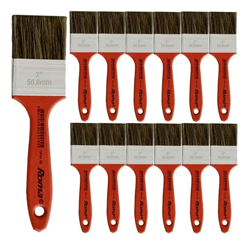 Pincel Trincha Para Pintura Gris 2 Polegada Roma Kit C/12 | MercadoLivre