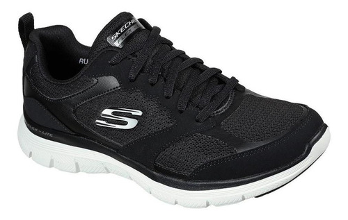 Imagen 1 de 1 de Zapatilla Negra Flex Appeal 4.0 Active Skechers
