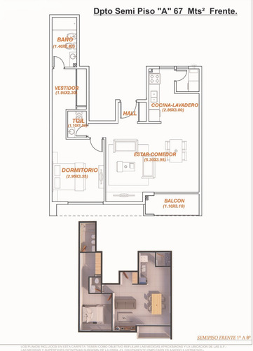 Imagen 7 de 13 de Departamentos Semipiso 2 Ambientes Castelar Norte Financiado