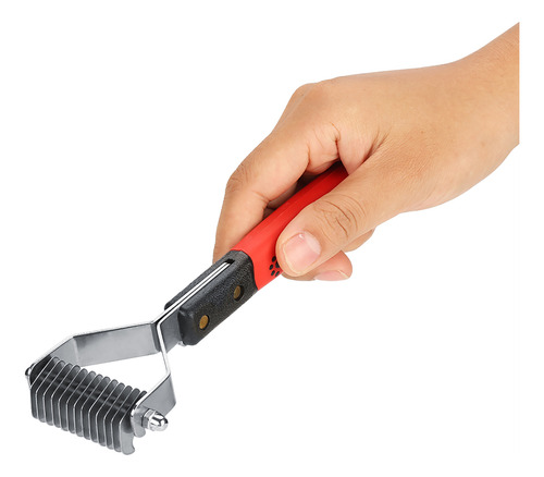 Ferramenta De Descamação De Aço Inoxidável Pin Grooming Comb