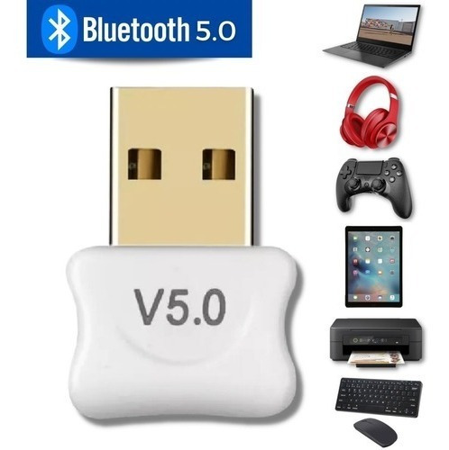 Receptor Usb 5.0 Plug And Play Adaptador Bluetooth Pc Note
