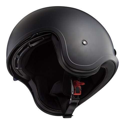 Casco Abierto 3/4 Ls2 Of599 Spitfire Negro Mate Tamaño Del Casco Xl