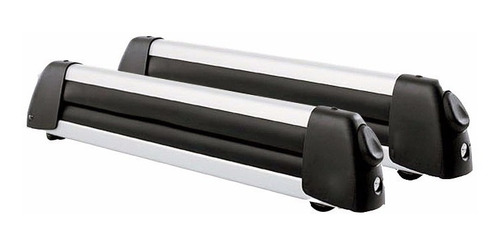 Imagen 1 de 10 de Porta Ski Para 4 Pares Aluminio Antirrobo Para 1 Snowboard