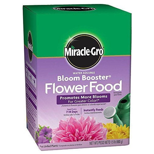 Miracle-gro Alimento Soluble Para Plantas De Flores 1.5 Lb