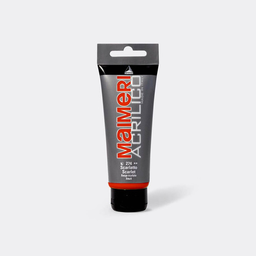 Acrilica Maimeri 200ml 274 Scarlet