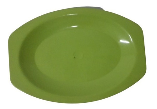 Imagen 2 de 6 de Plato / Bandeja Ovalada Plastico 30,5 X 21,5 Cm (6u)