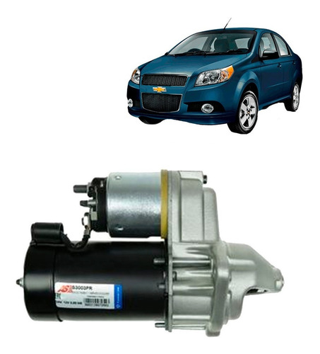 Motor Partida Para Chevrolet Aveo 1.4 Sedan L14 2004 2007