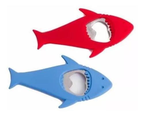 5 Destapadores Tiburón Con Cubierta De Silicón 