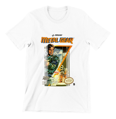 Playera Metal Gear Retro Arcade Gamer 001