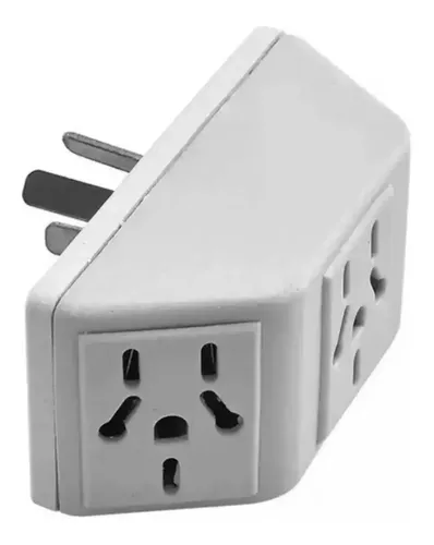 Adaptador Enchufe Triple 6A 220V