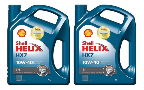 Shell Helix Hx7 10w40 X8 Litros Semisintetico