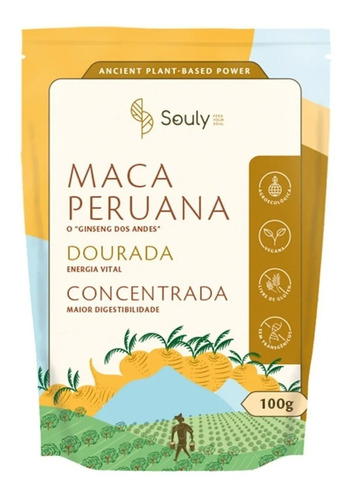 Maca Dourada Concentrada Souly 100g