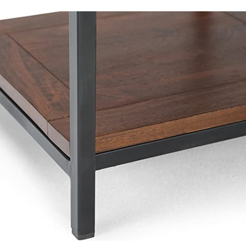 Simpli Home 3axcsky03 Skyler Mesa Auxiliar Dark Cog C Brown