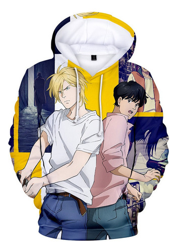 Anime Banana Fish Sudaderas Con Capucha De Impresión 3d