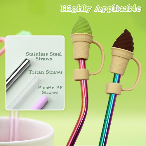 Funda De Popote De Silicona Para Copa Stanley, Tapa De Popot