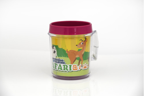 Taza Térmica Infantil Safari Mundo Marino