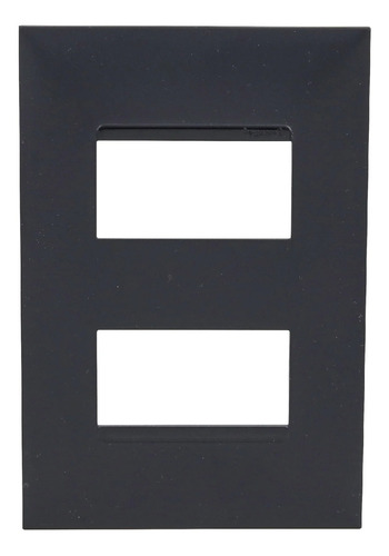 Placa 4x2 2 Módulos Preta 618506pt Legrand Pial Plus+