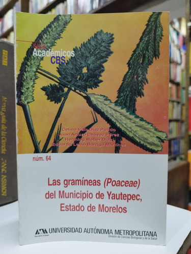 Libro. Las Gramineas Del Municipio De Yautepec. Díaz, Et Al.