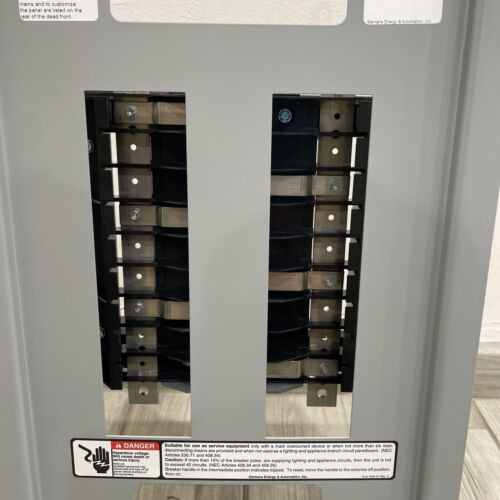 (c) Siemens P1 250 Amp Main Breaker Panel P1c18nb100ats Yyh