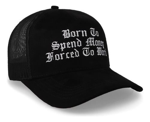 Gorra Jc Hats 2642 Spend Money Negro Mesh Unitalla