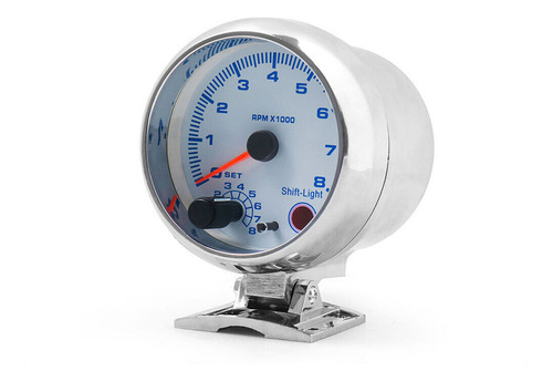 Tacômetro Automotivo 0-8000 Rpm Light Universal Gauge Inter