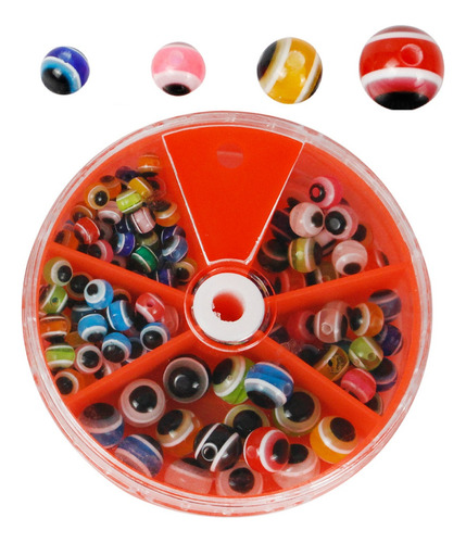 135 Cuentas De Pesca Con Forma De Ojo De Pez De 4/5/6/8 Mm,