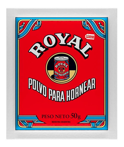 Polvo Para Hornear 50g Royal Repostería - Ciudad Cotillón