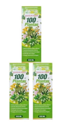 100 Plantas, Purificador General 3 Frasc - mL a $51