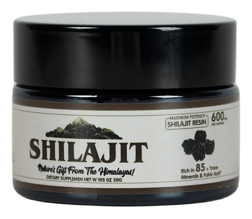 Pure Himalayan Organic Shilajit Resin Supplement 30g