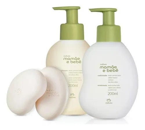 comprar Kit Natura Mamãe E Bebê Shampoo + Condicionador + Sabonetes