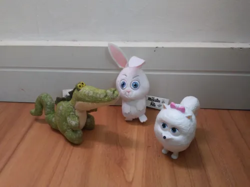 comprar 3 Brinquedos Coleção Pets Mcdonalds 2016 Ótimo Estado!