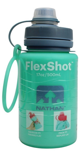 Botella De Hidratacion Nathan Flexshot 500 Ml Verde