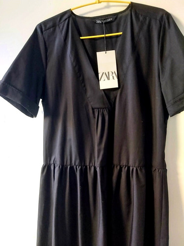 Imagen 2 de 6 de Vestido Zara Nuevo, Volados, Talle S