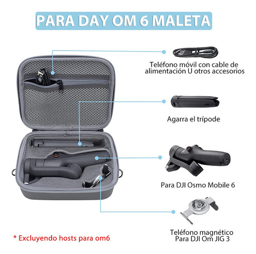 Funda Estabilizador For Smartphones Dji Osmo Mobile 6 Gris
