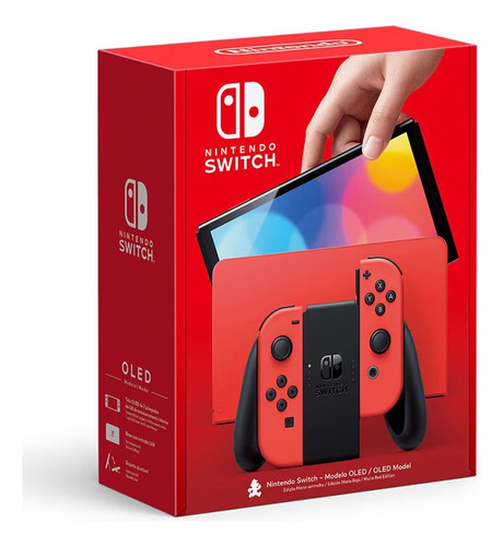 Consola Nintendo Switch Oled Mario Red Color Rojo