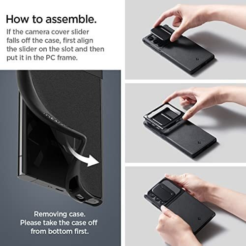 Imagen 6 de 7 de Funda Spigen Optik Armor Para Galaxy S22 Ultra - Negro