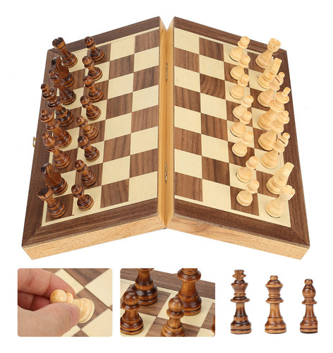 Juego De Ajedrez Portátil Kit De Ajedrez Magnético Juego D