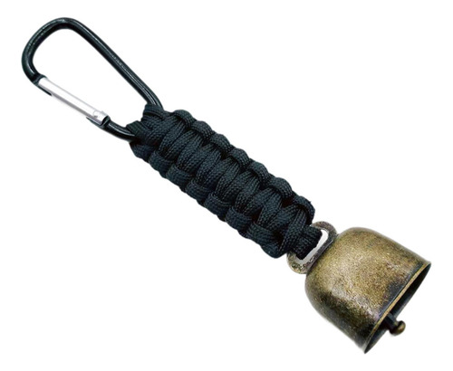 Campana De Oso Protectora De Metal Colgante, Negro
