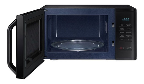 Imagen 2 de 6 de Microondas Negro Con Esmalte Cerámico 23l