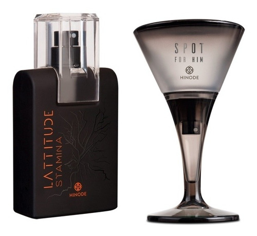 Kit 2 Perfume Masculino Latitude Stamina + Spot For Him.