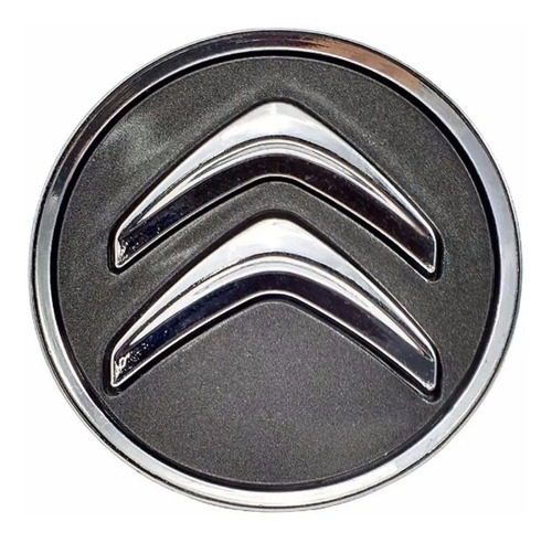 Imagem 2 de 4 de Calotinha Tampa Roda Citroen 58mm C3 C4 C5 Ds3 Ds4 Grafite