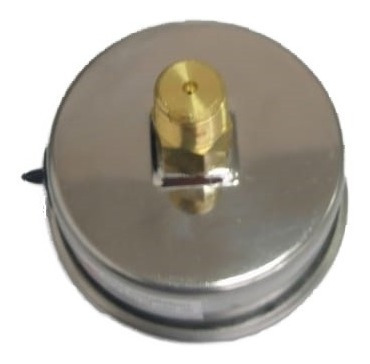 Manovacuometro -30inhg-60 Psi/bar Dial 2.5 Inox Trasera 1/4