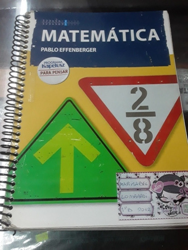 Matematica 2 / 8 - Para Pensar - Kapelusz Pablo Effenberger