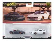 Comprar Hot Wheels Pack 04 Mazda Miata Y Mazda Rx7 Fc Premium Mattel