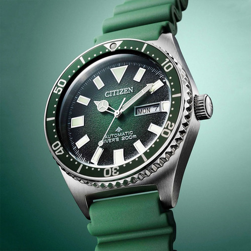 Relógio Citizen Promaster Marine Automático Verde Ny0121-09x Verde Verde Verde