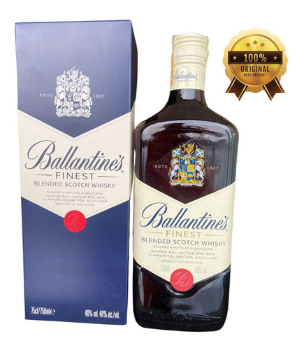 Ballantine's Blended Scotch Finest 2012 escocês 750 mL