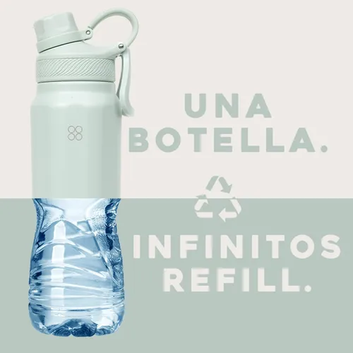 Termo Buffer Paine 1l Acero Inoxidable 24h Frío Sage Green
