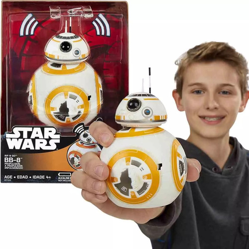 Star Wars Boneco Sonoro Droide Bb-8 Figure Disney Hasbro