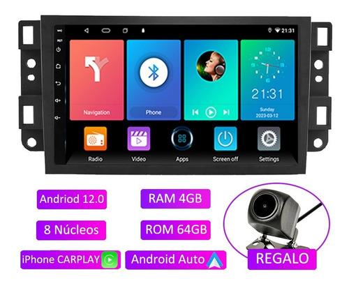 Estéreo Chevrolet Silverado 2007-2013 Android Carplay 4+64g