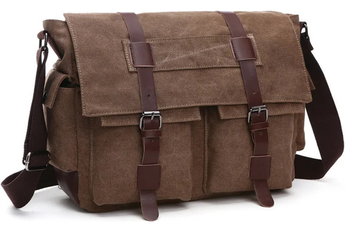 Bolsos De Mensajero Para Hombre, Bolsa De Lona Tipo Bandoler